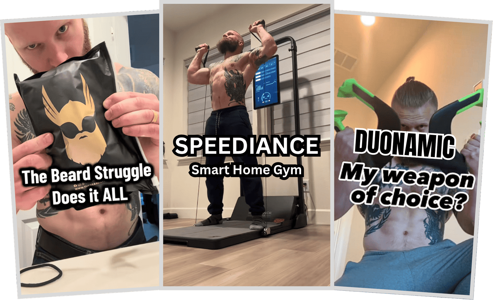 best Fitfrhome brand collaboration influencer marketing speediance smart home gym duonamic